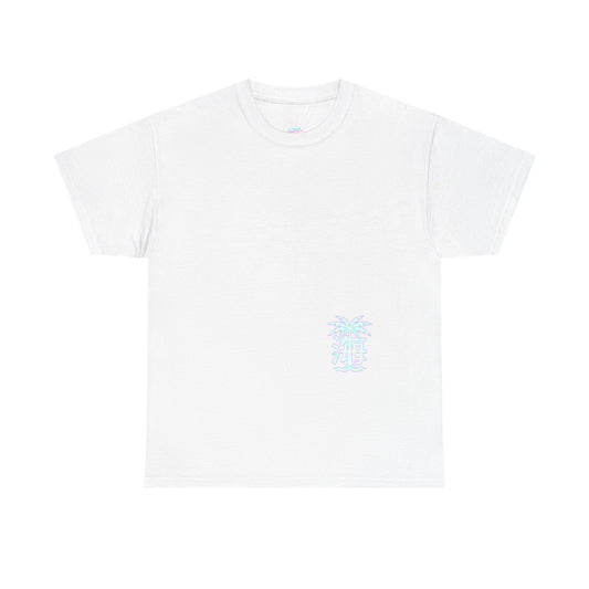 Vaporwave Japanese Surf T-Shirt — "未来の海" Retro Neon Aesthetic