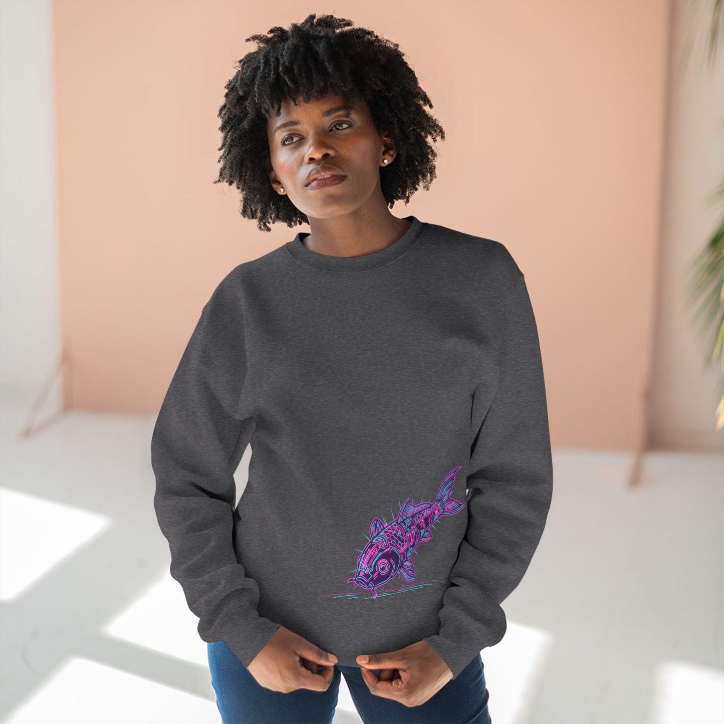 Koi wave sweatshirt