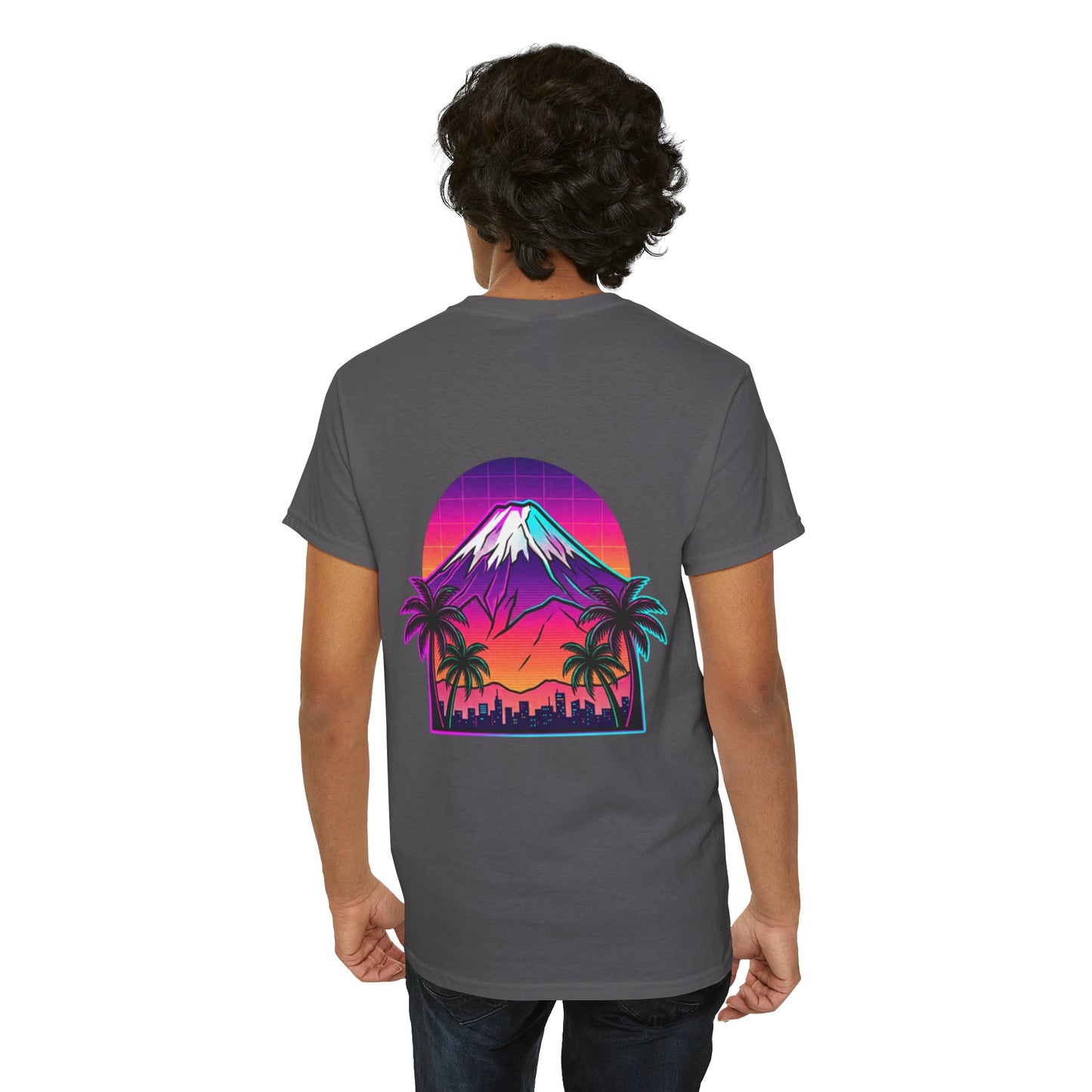 Retro Vaporwave Mt. Fuji T-Shirt — Vintage Japanese Mountain Tee