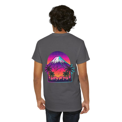 Retro Vaporwave Mt. Fuji T-Shirt — Vintage Japanese Mountain Tee