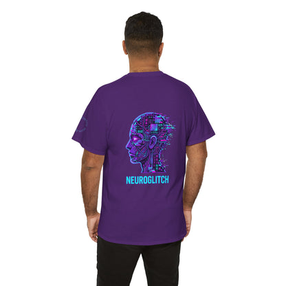 Neuroglitch Graphic Tee — Retro Futuristic Cyberpunk T-Shirt