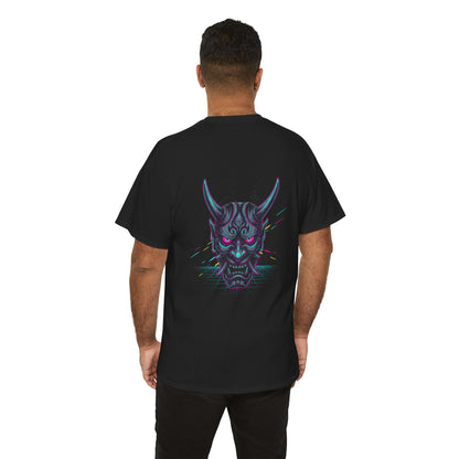 Japanese Oni Graphic T-Shirt — Demon Mask Mythic Tee