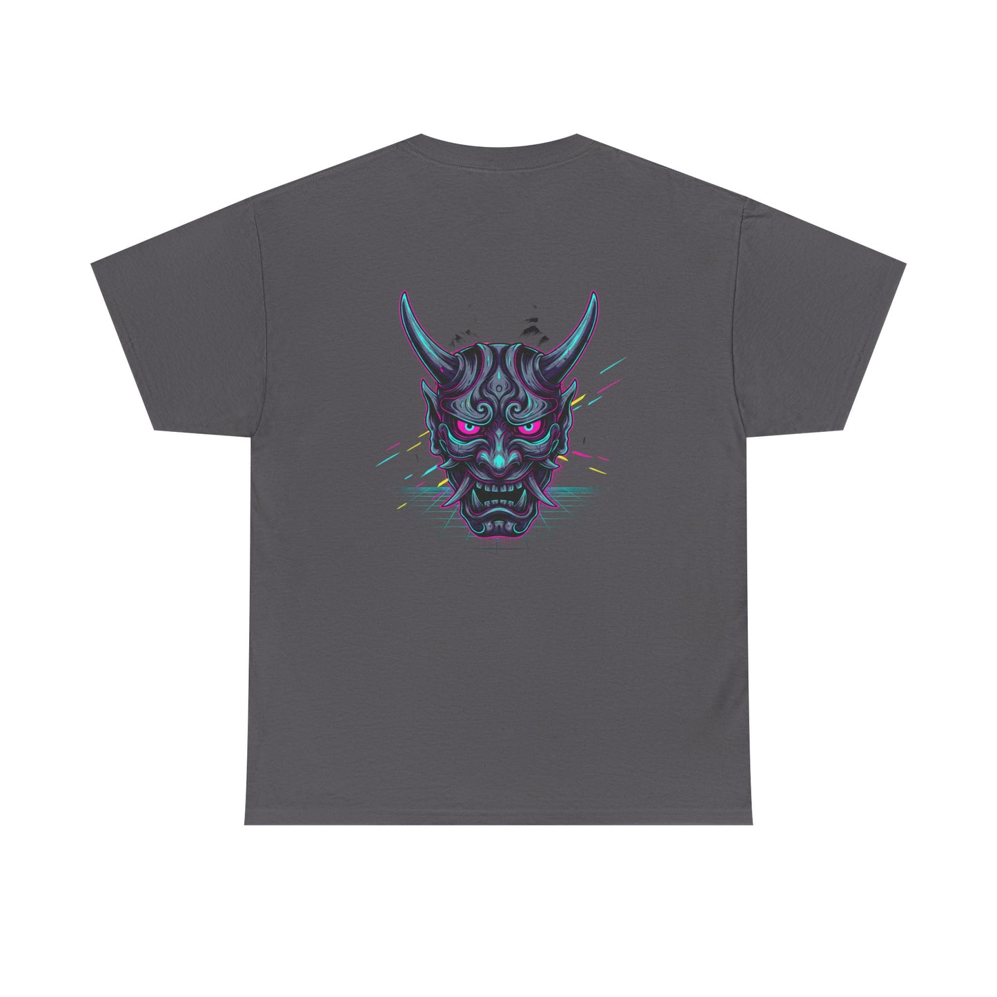 Japanese Oni Graphic T-Shirt — Demon Mask Mythic Tee