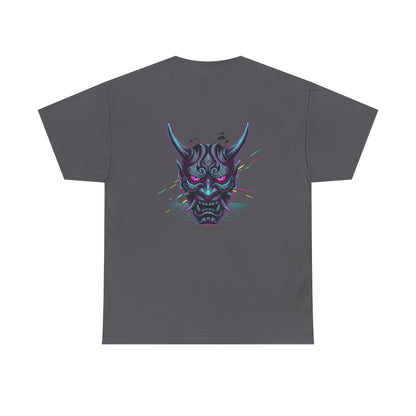 Japanese Oni Graphic T-Shirt — Demon Mask Mythic Tee