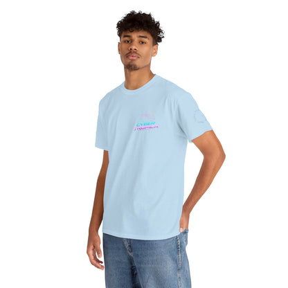 Neuroglitch Graphic Tee — Retro Futuristic Cyberpunk T-Shirt