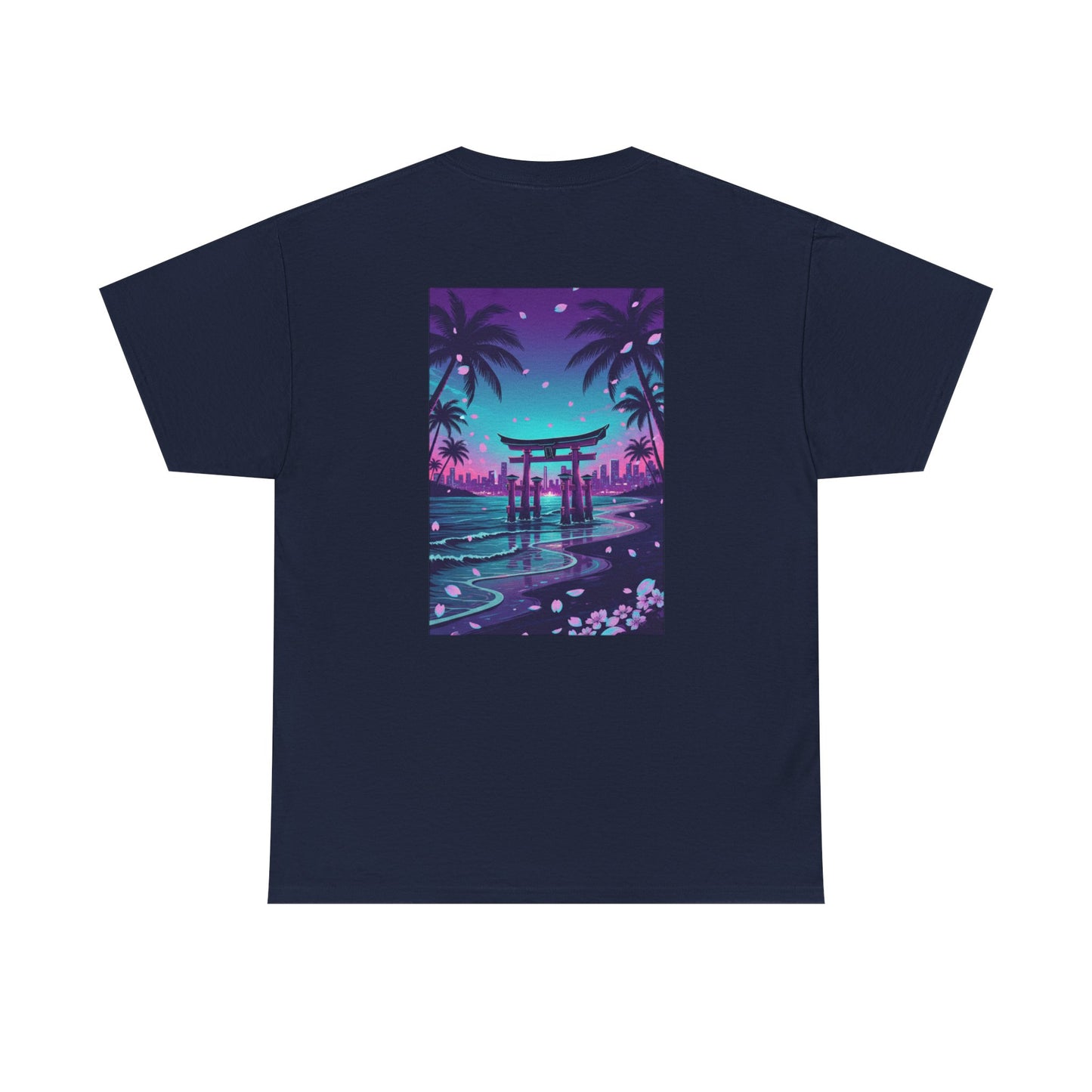 Tropical Beach Torii Gate T-Shirt