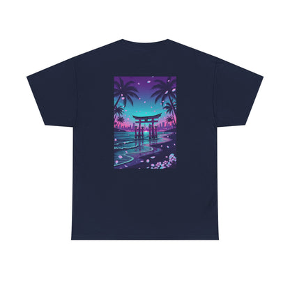 Tropical Beach Torii Gate T-Shirt
