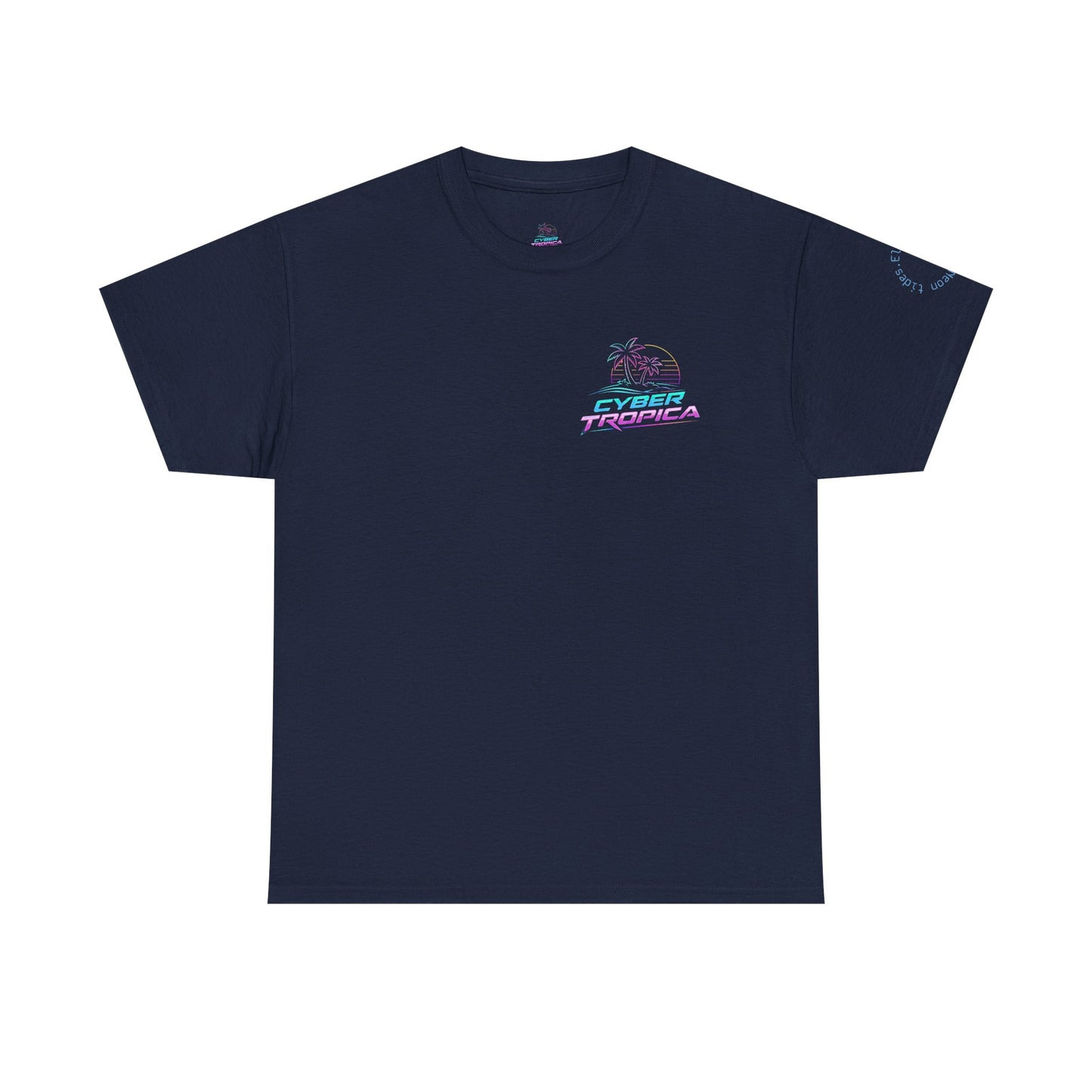 Neuroglitch Graphic Tee — Retro Futuristic Cyberpunk T-Shirt