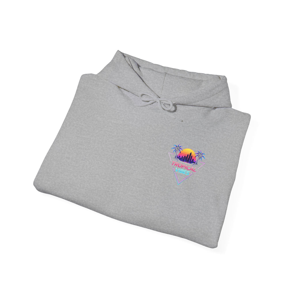 Sunset Torii Hoodie — Japanese Torii Gate Beach Sunset Graphic Hoodie