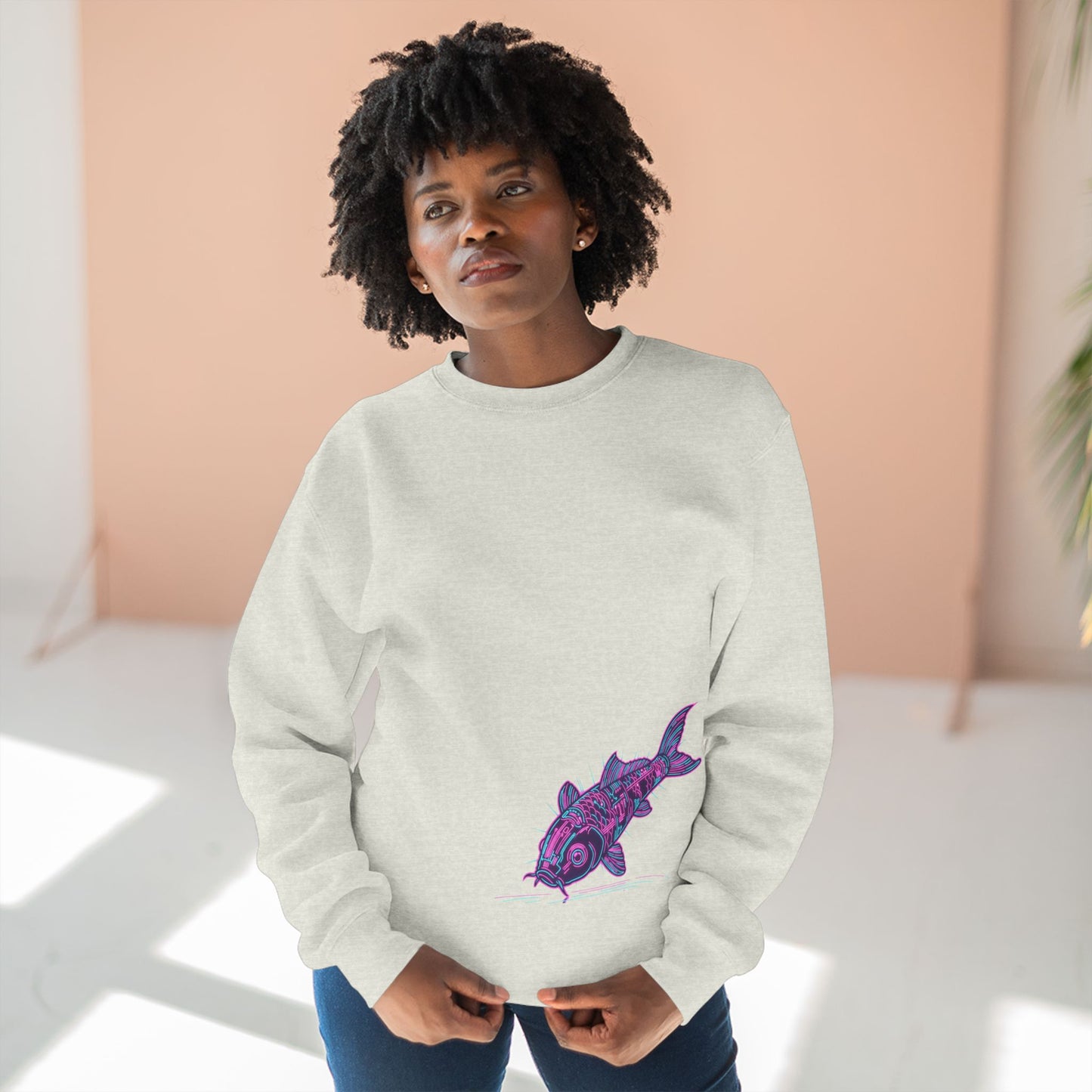 Koi wave sweatshirt