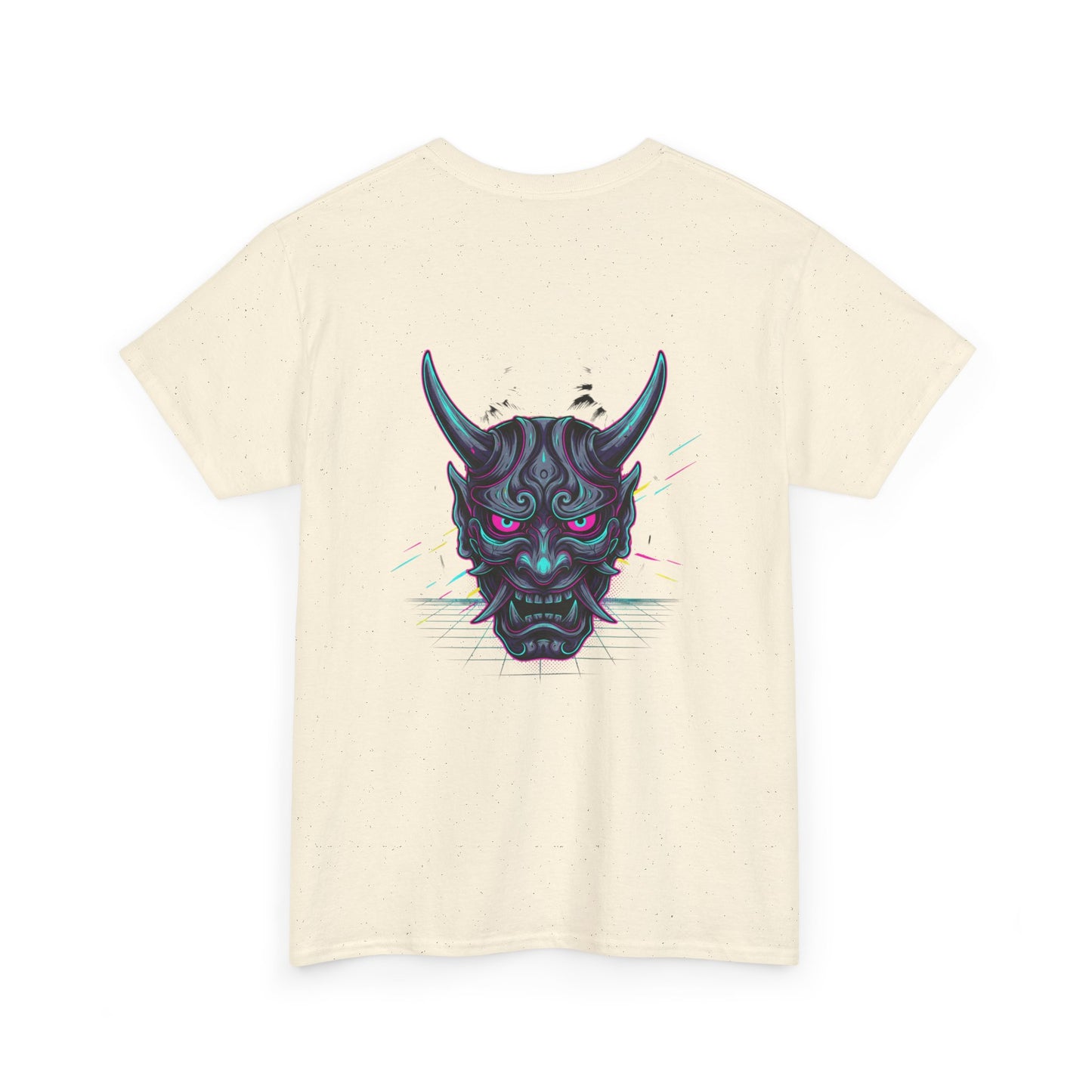 Japanese Oni Graphic T-Shirt — Demon Mask Mythic Tee