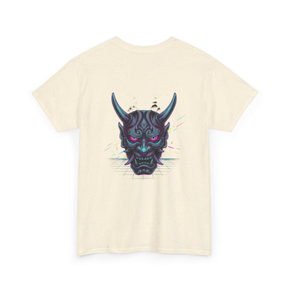 Japanese Oni Graphic T-Shirt — Demon Mask Mythic Tee