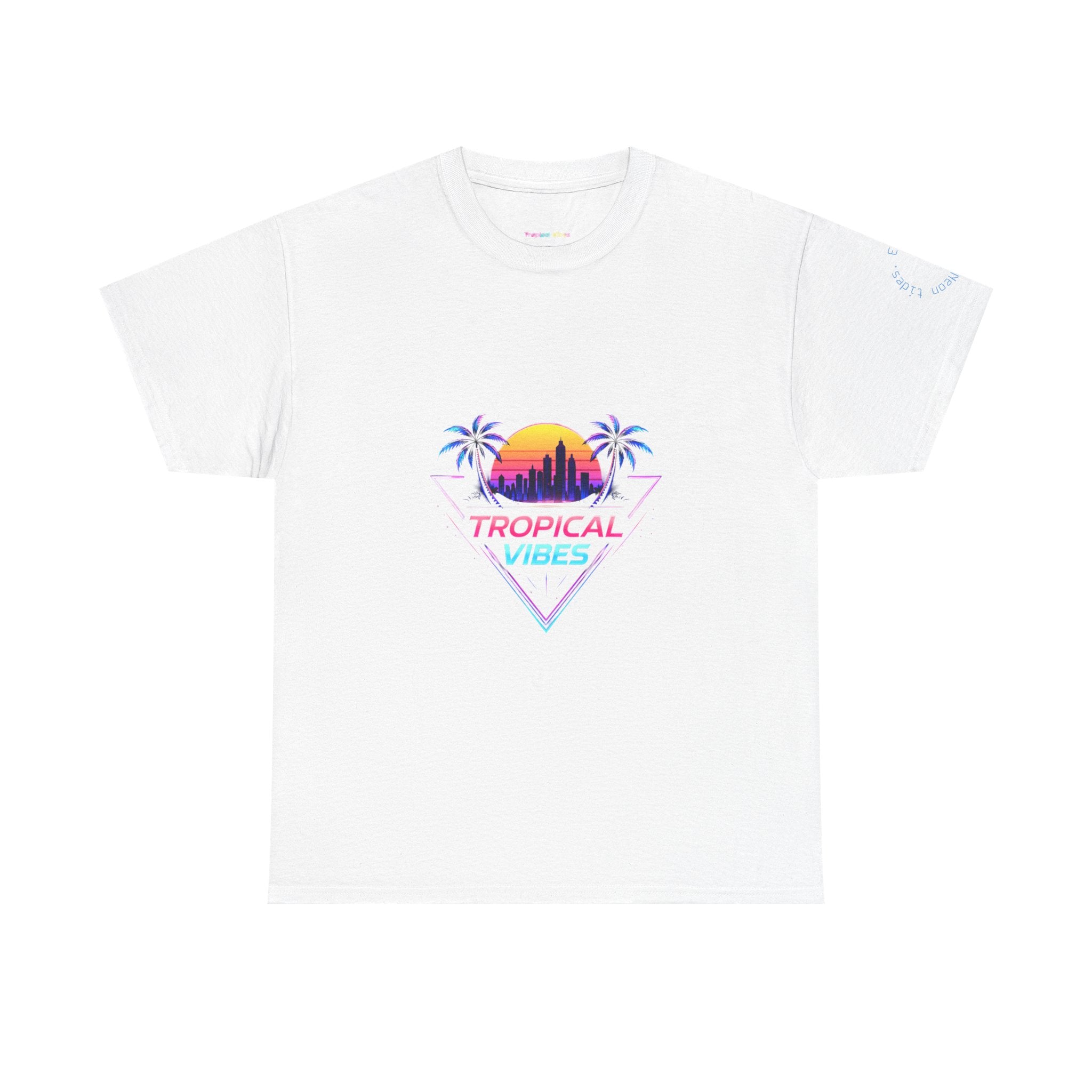 Torii Gate T-Shirt — Tropical Vibes Sunset Palm Tee