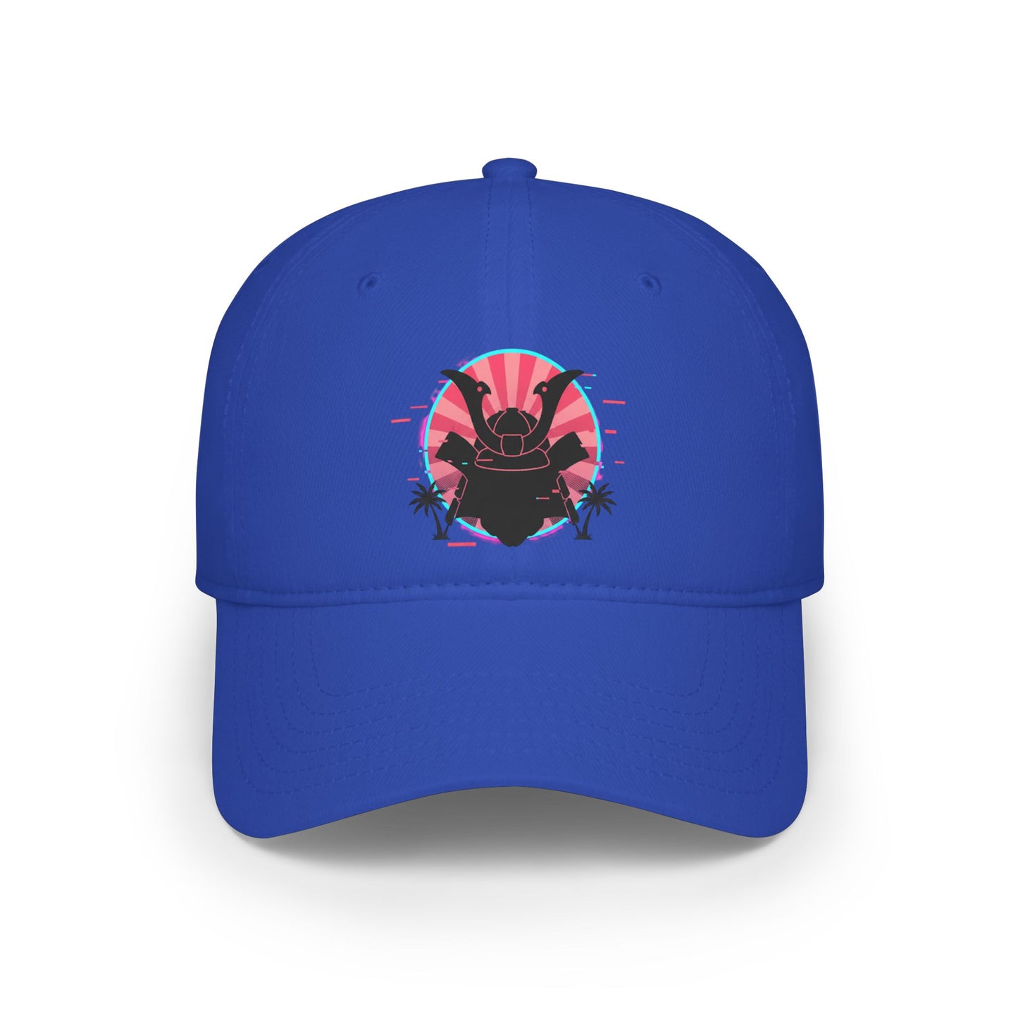 Tropical Samurai Sunset Baseball Cap