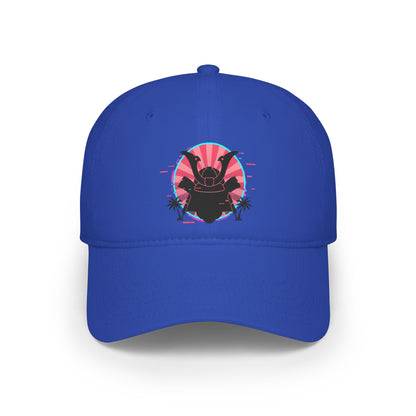 Tropical Samurai Sunset Baseball Cap