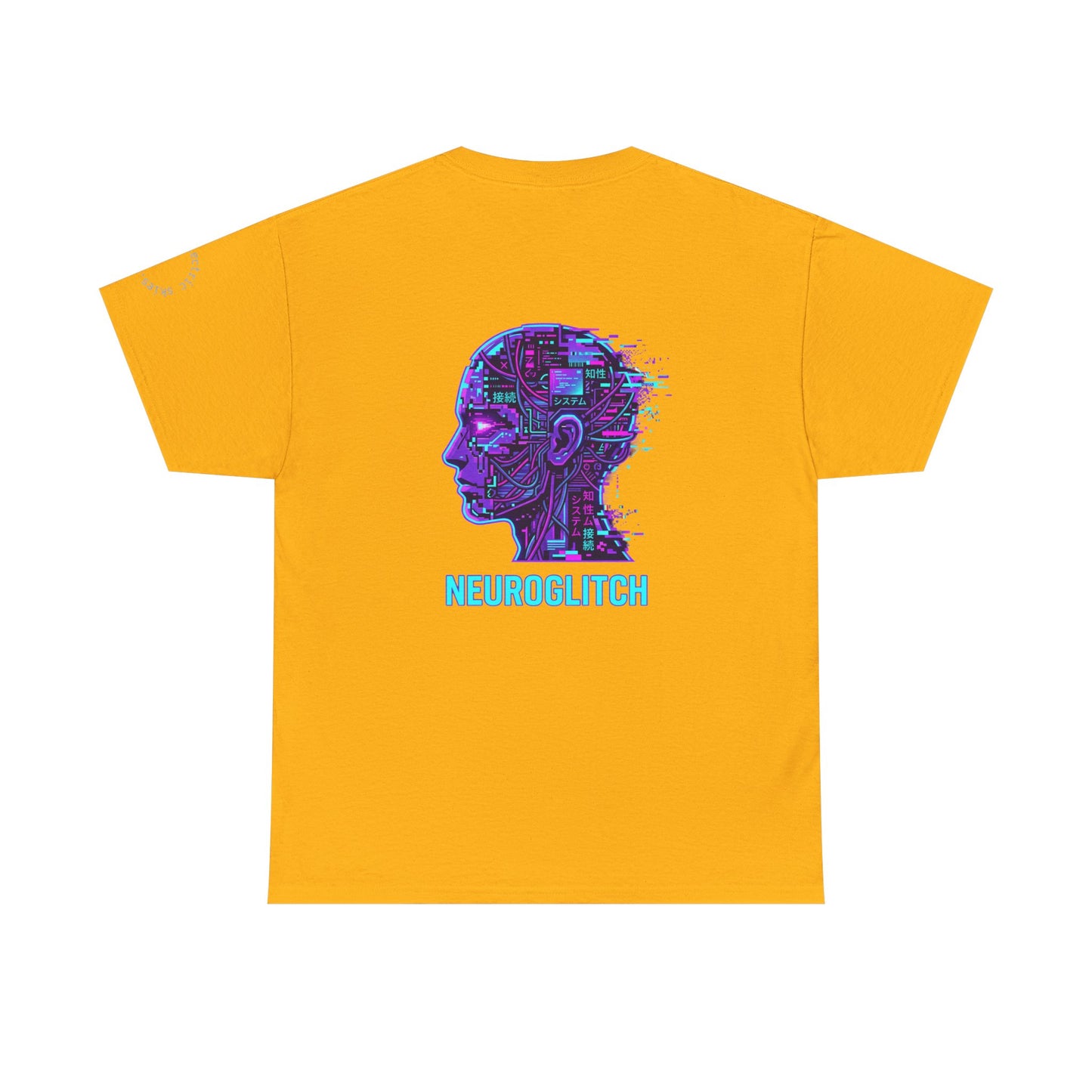 Neuroglitch Graphic Tee — Retro Futuristic Cyberpunk T-Shirt
