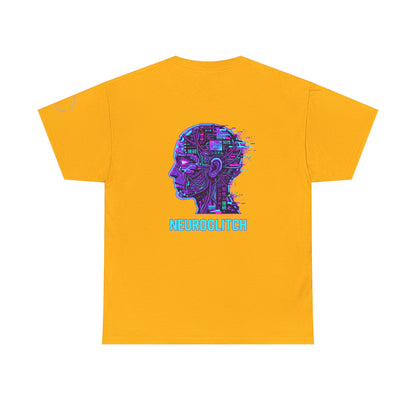 Neuroglitch Graphic Tee — Retro Futuristic Cyberpunk T-Shirt