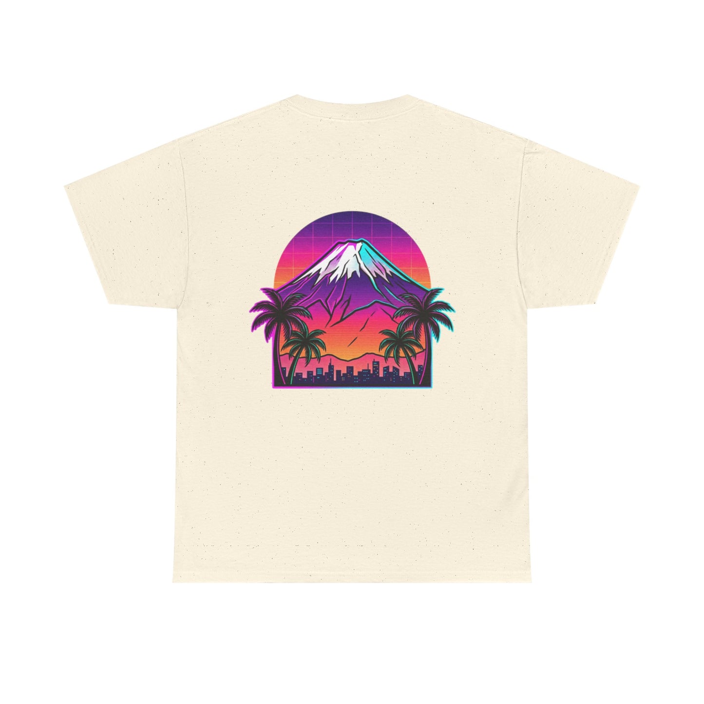 Retro Vaporwave Mt. Fuji T-Shirt — Vintage Japanese Mountain Tee