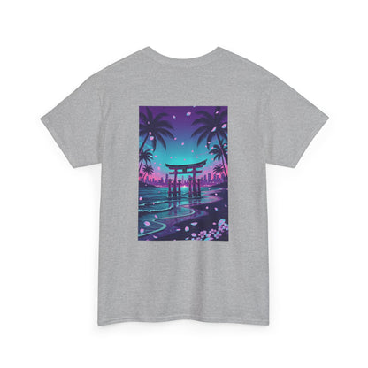 Tropical Beach Torii Gate T-Shirt