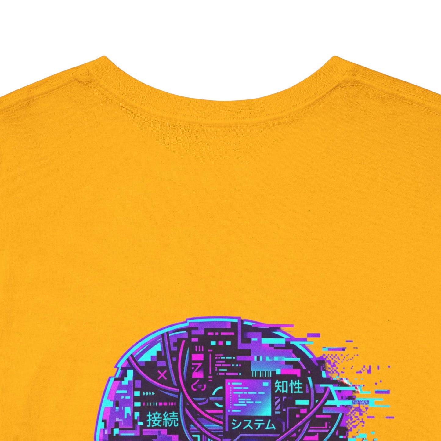 Neuroglitch Graphic Tee — Retro Futuristic Cyberpunk T-Shirt