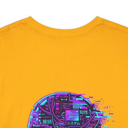 Neuroglitch Graphic Tee — Retro Futuristic Cyberpunk T-Shirt