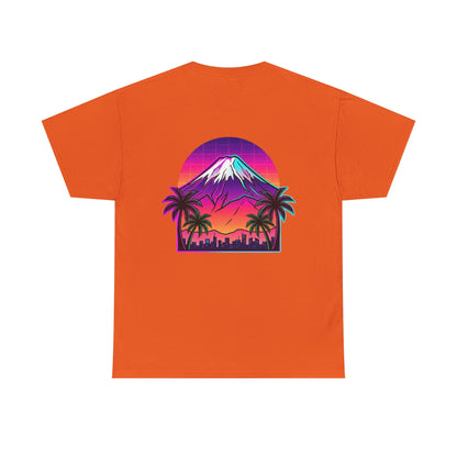 Retro Vaporwave Mt. Fuji T-Shirt — Vintage Japanese Mountain Tee