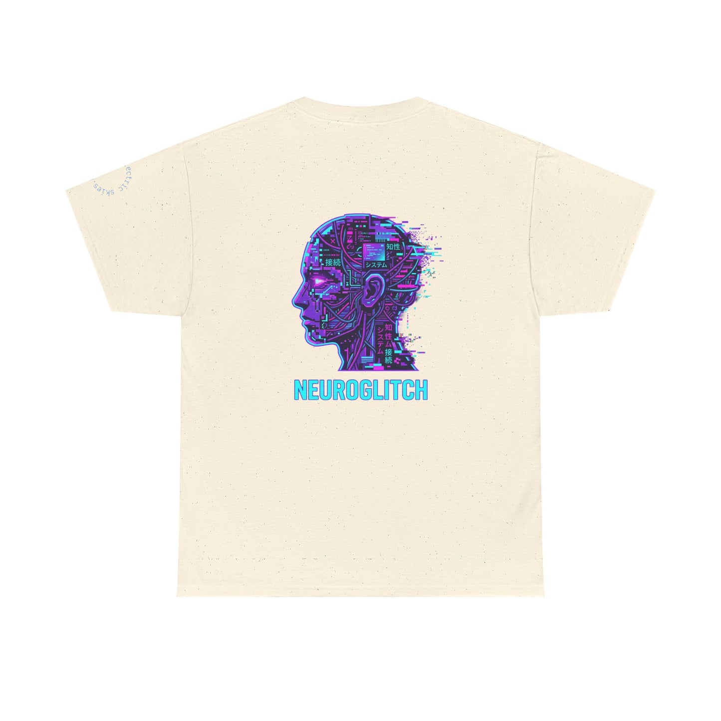 Neuroglitch Graphic Tee — Retro Futuristic Cyberpunk T-Shirt