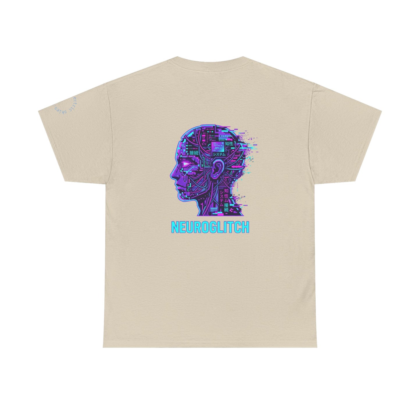 Neuroglitch Graphic Tee — Retro Futuristic Cyberpunk T-Shirt