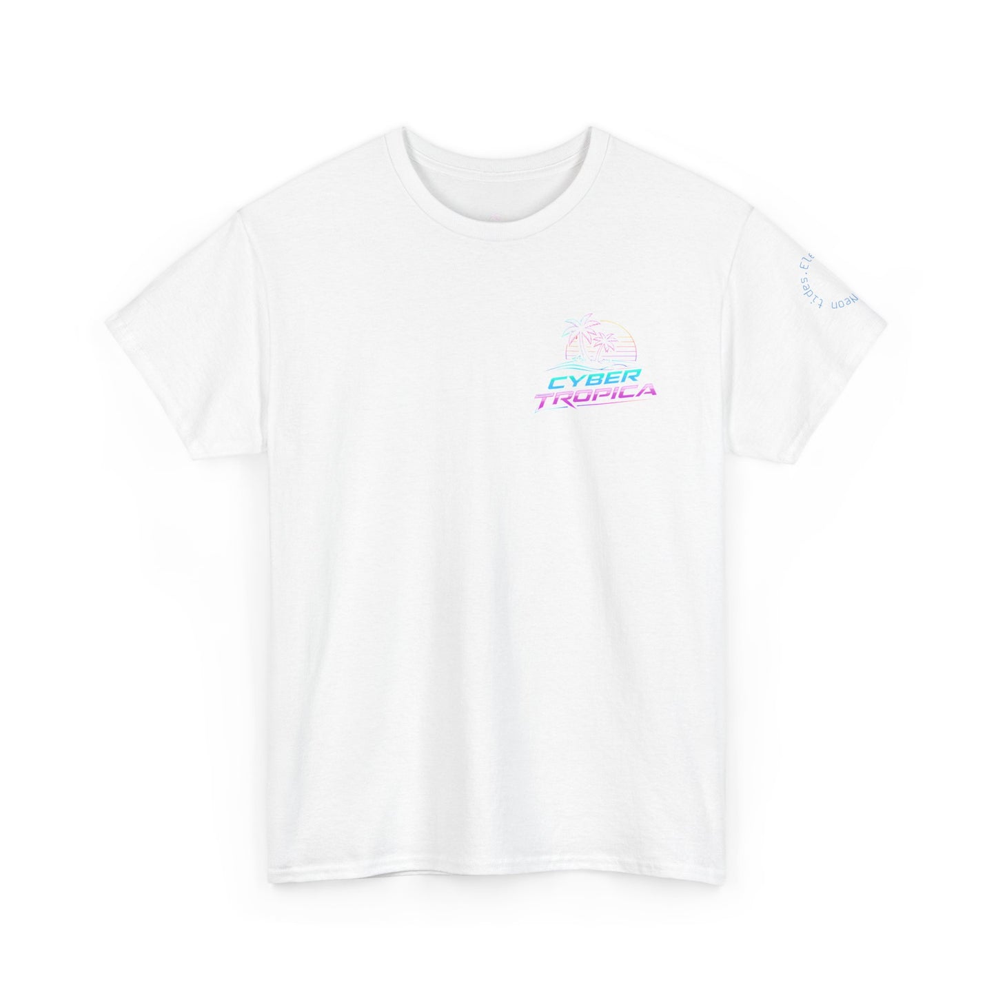 Neuroglitch Graphic Tee — Retro Futuristic Cyberpunk T-Shirt