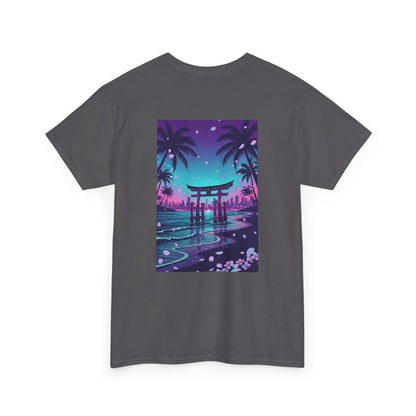 Tropical Beach Torii Gate T-Shirt