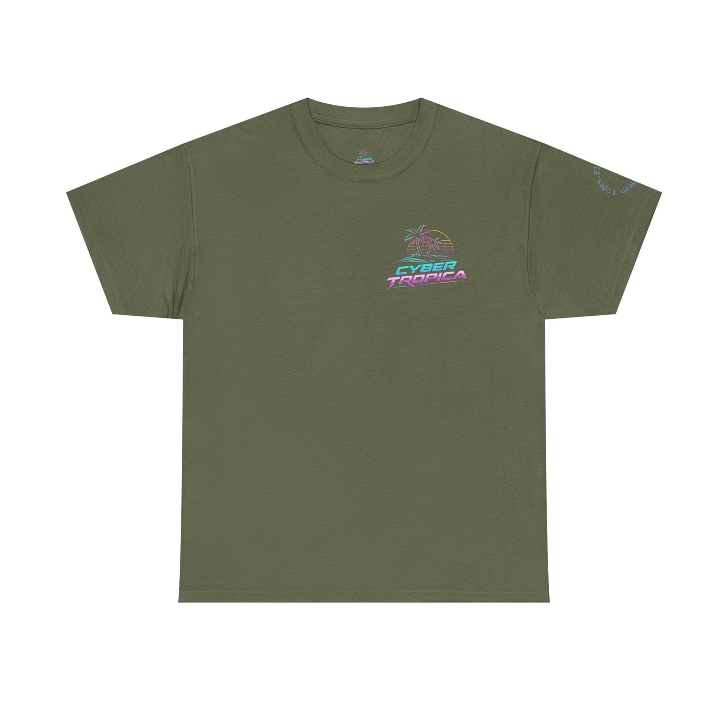 Neuroglitch Graphic Tee — Retro Futuristic Cyberpunk T-Shirt