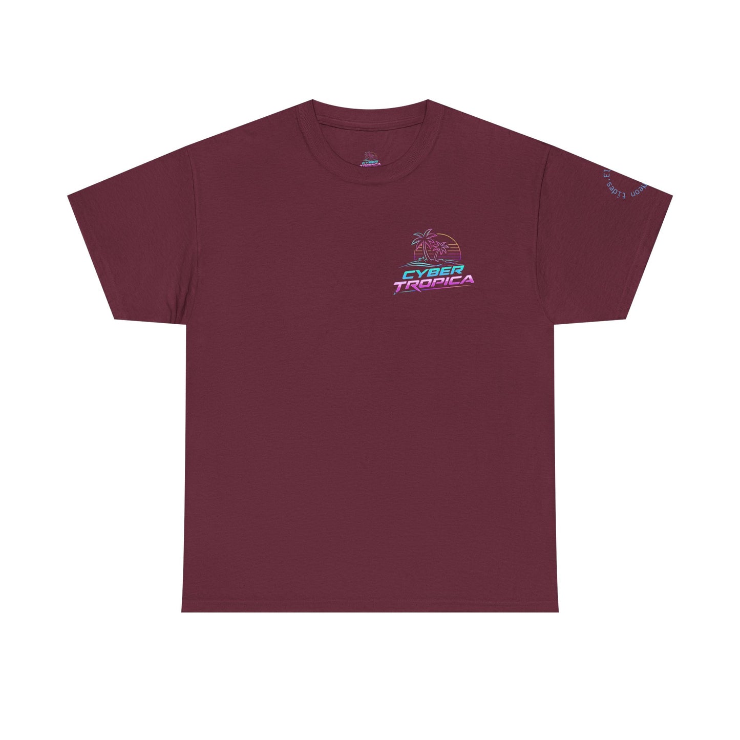 Neuroglitch Graphic Tee — Retro Futuristic Cyberpunk T-Shirt