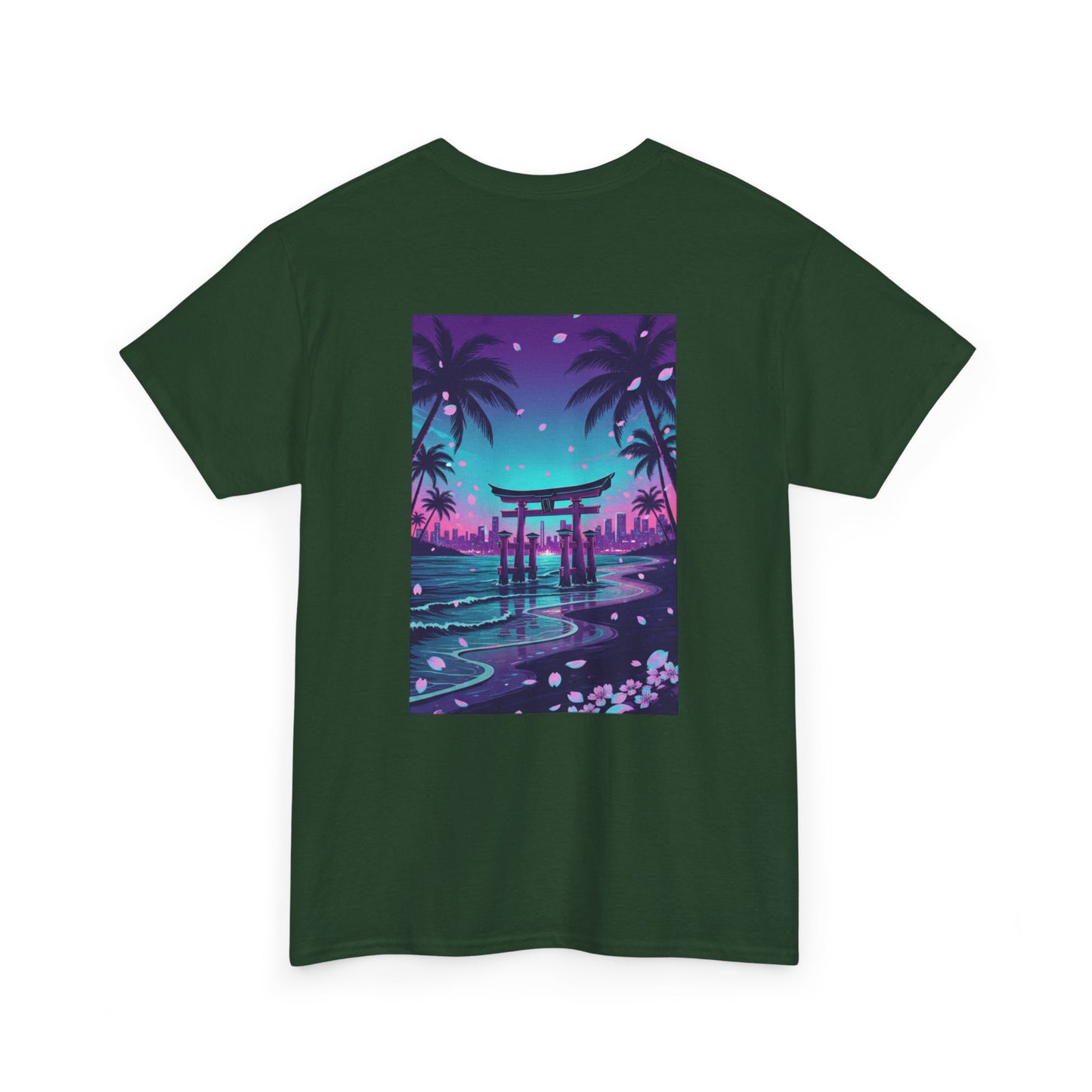 Tropical Beach Torii Gate T-Shirt