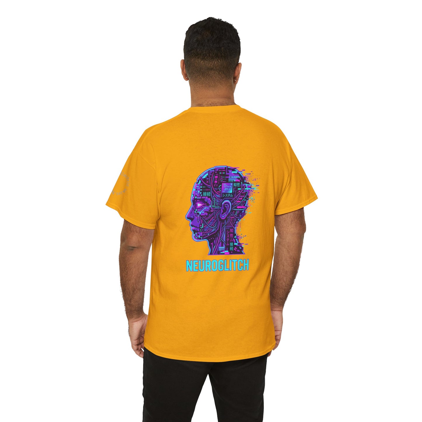 Neuroglitch Graphic Tee — Retro Futuristic Cyberpunk T-Shirt