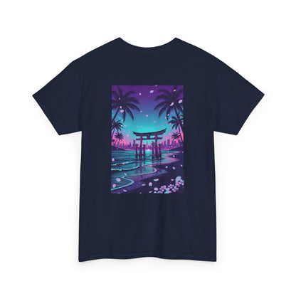 Tropical Beach Torii Gate T-Shirt