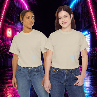 Vaporwave Japanese Surf T-Shirt — "未来の海" Retro Neon Aesthetic