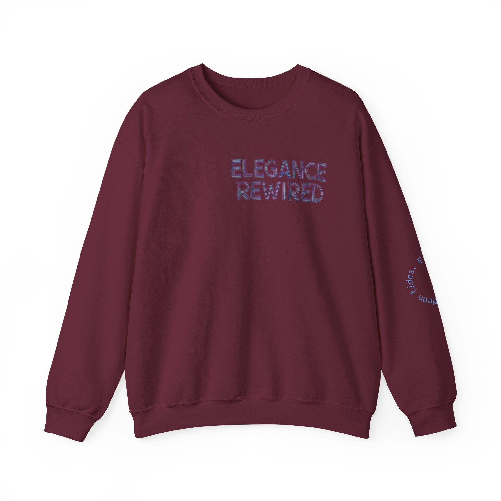 Geisha Sunset Crewneck Sweatshirt — "Elegance Rewired" Graphic Sweatshirt