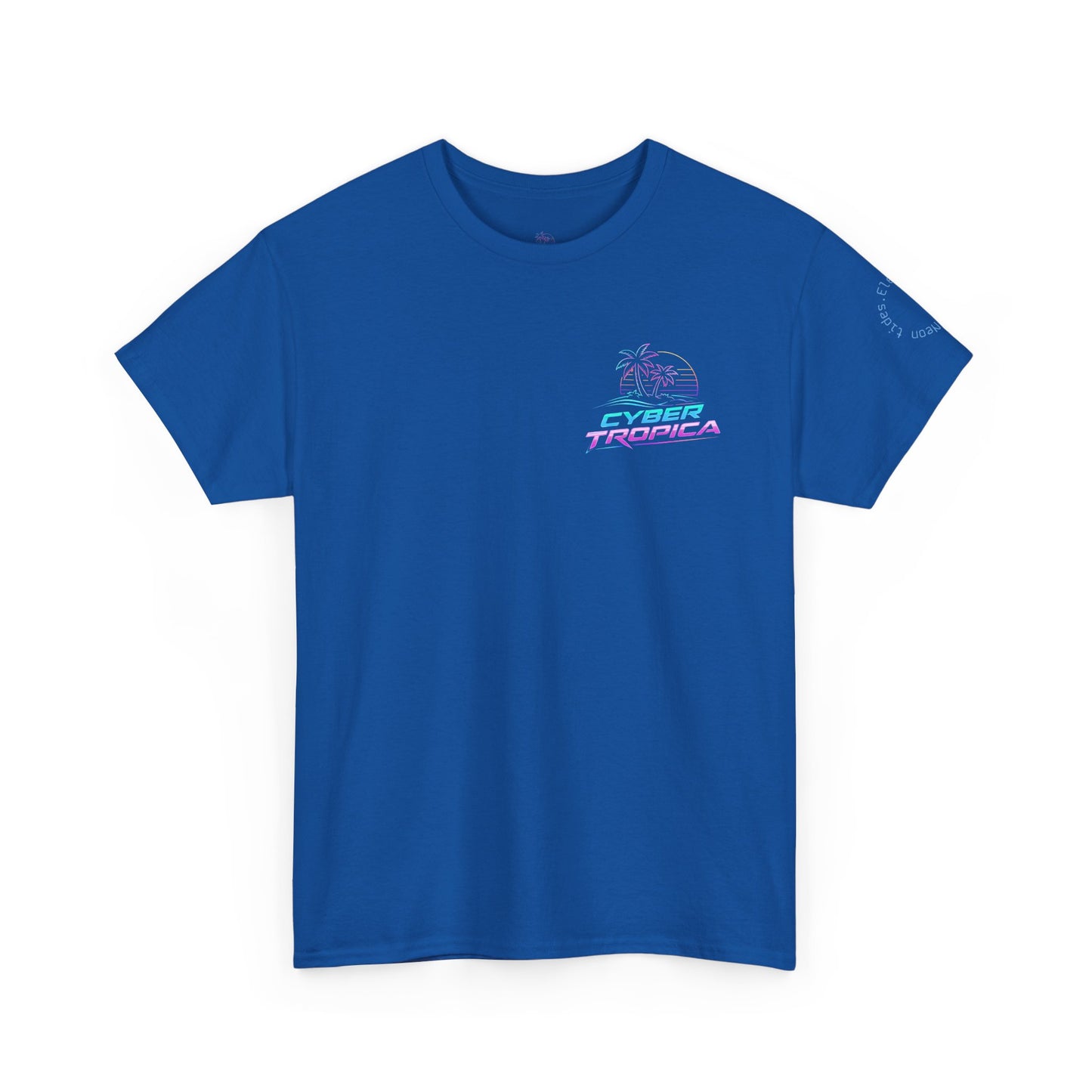 Neuroglitch Graphic Tee — Retro Futuristic Cyberpunk T-Shirt
