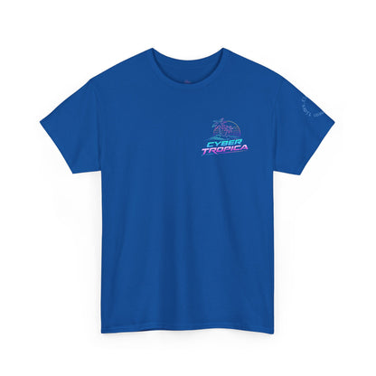 Neuroglitch Graphic Tee — Retro Futuristic Cyberpunk T-Shirt