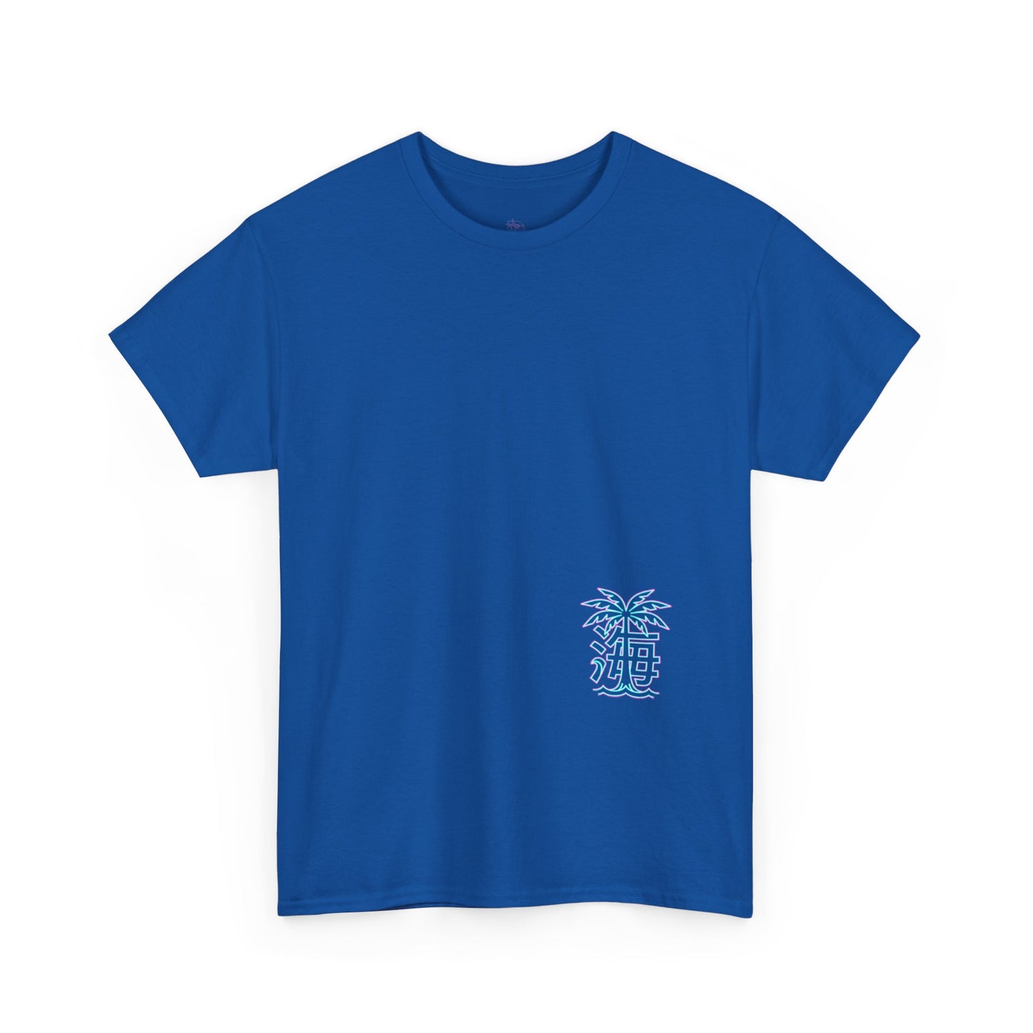 Vaporwave Japanese Surf T-Shirt — "未来の海" Retro Neon Aesthetic