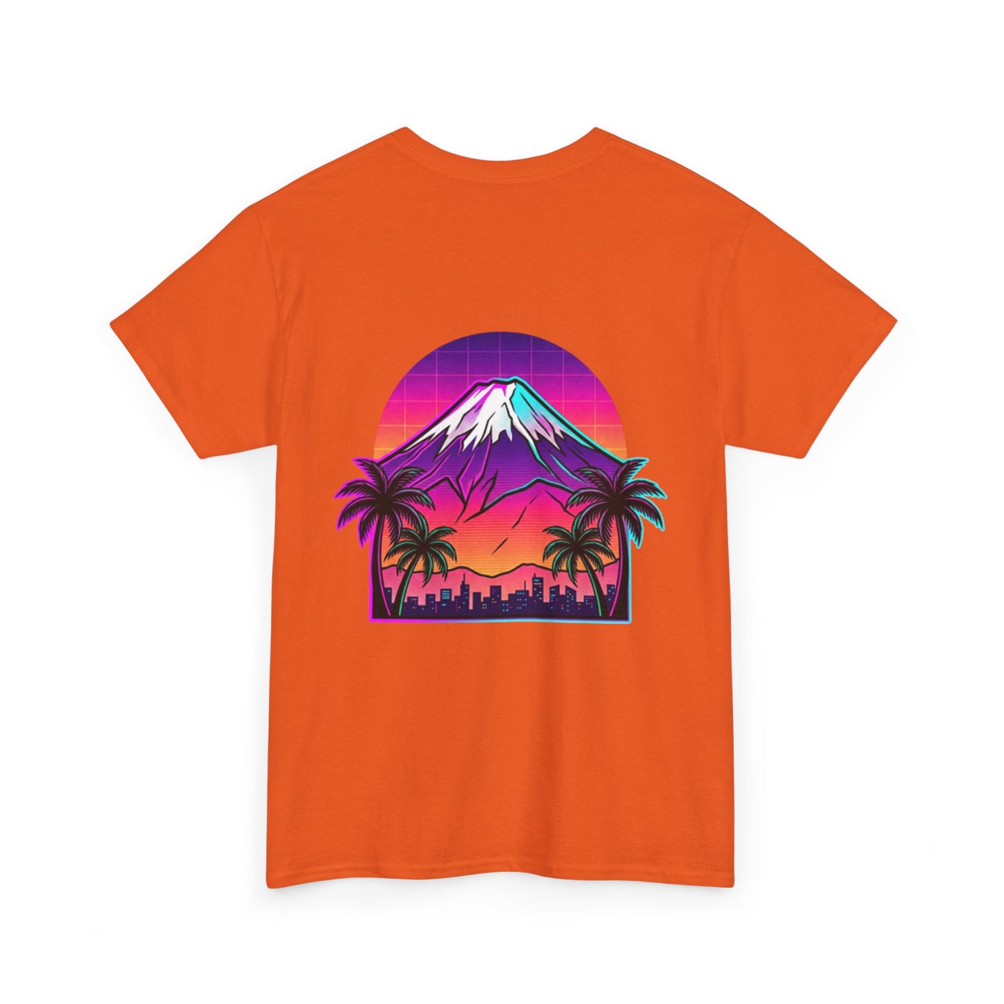 Retro Vaporwave Mt. Fuji T-Shirt — Vintage Japanese Mountain Tee