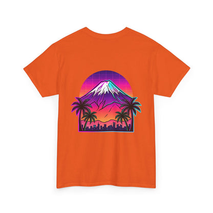 Retro Vaporwave Mt. Fuji T-Shirt — Vintage Japanese Mountain Tee