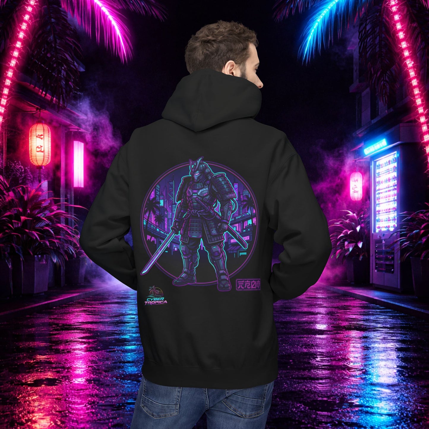 Cyber Mecha Samurai hoodie 1st edition