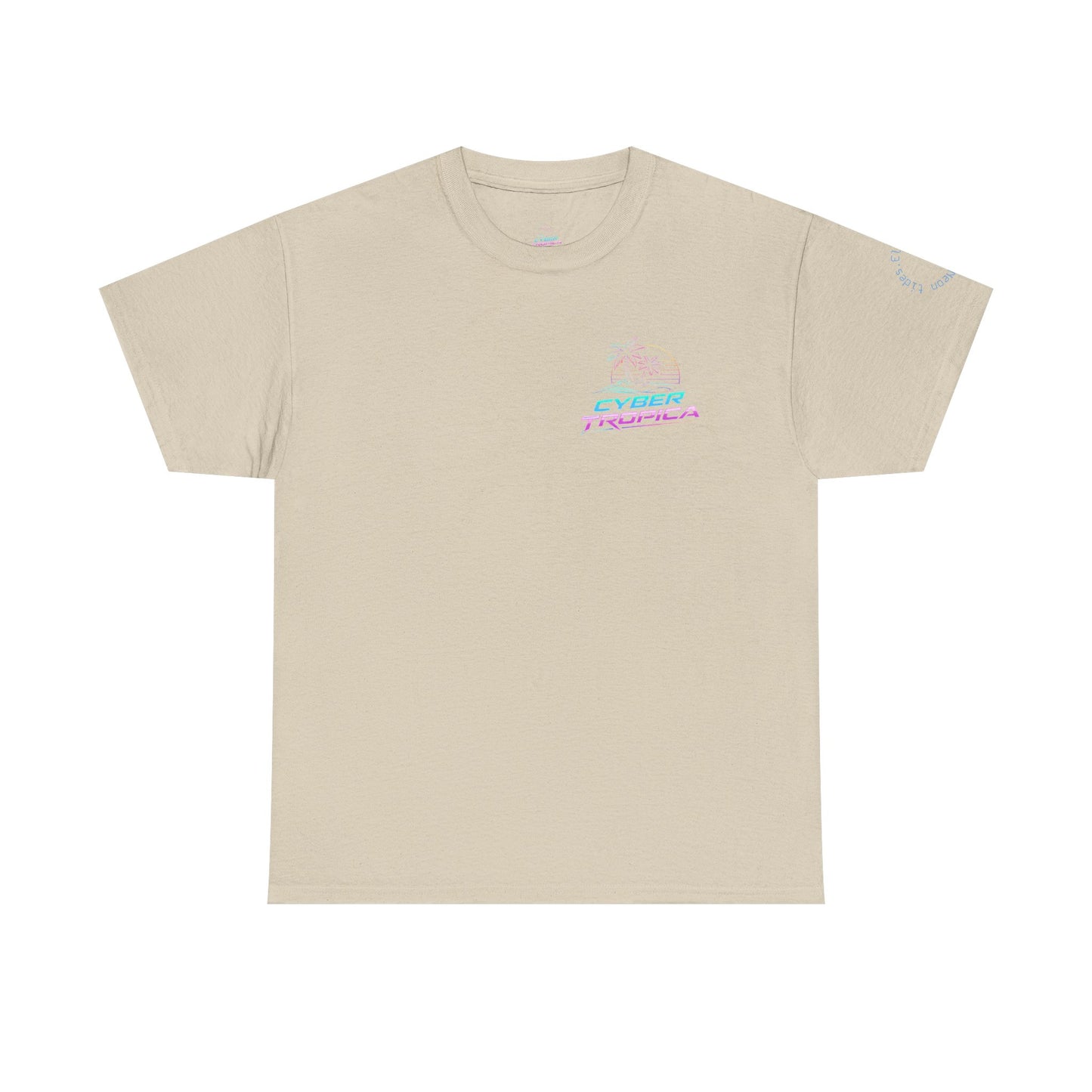 Neuroglitch Graphic Tee — Retro Futuristic Cyberpunk T-Shirt