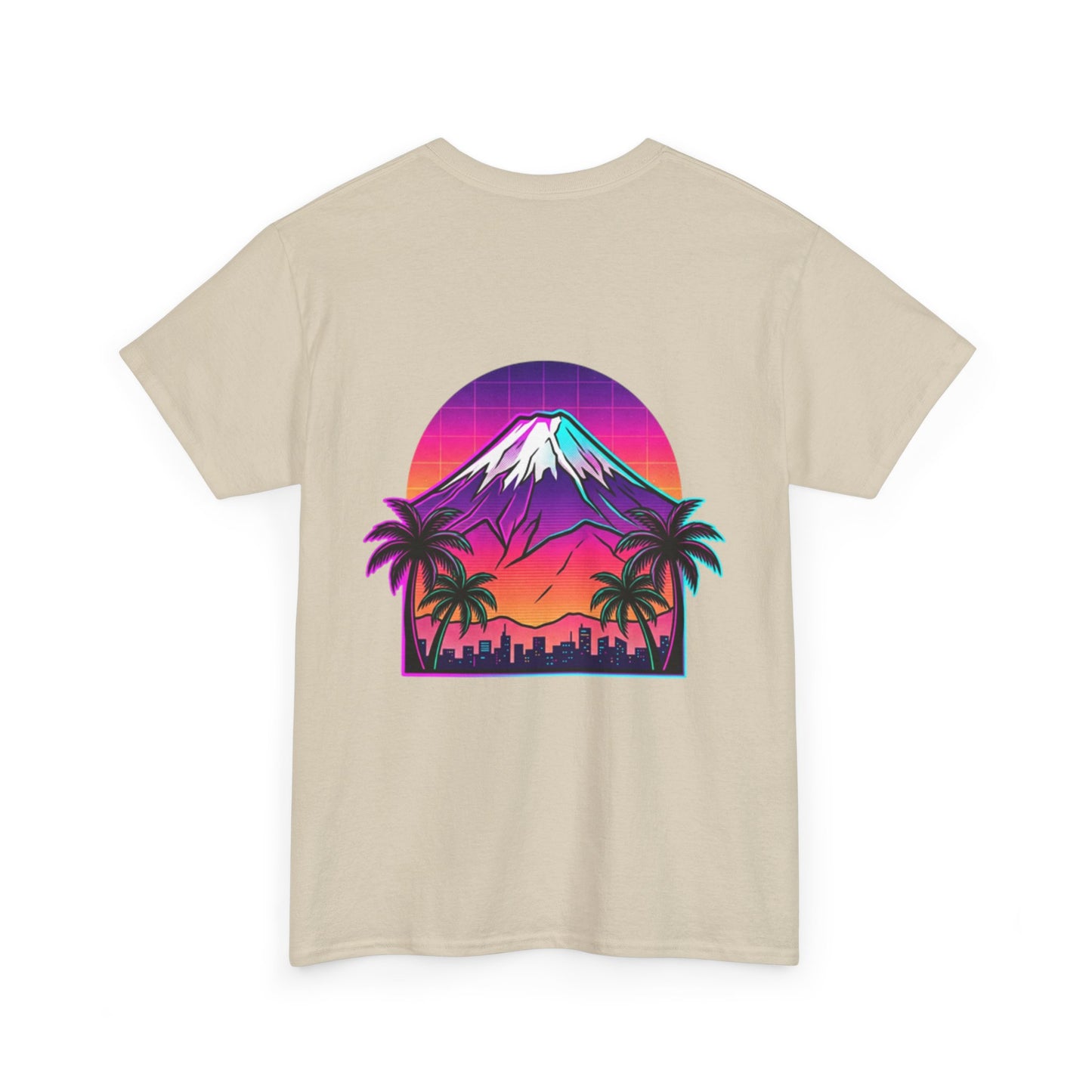 Retro Vaporwave Mt. Fuji T-Shirt — Vintage Japanese Mountain Tee