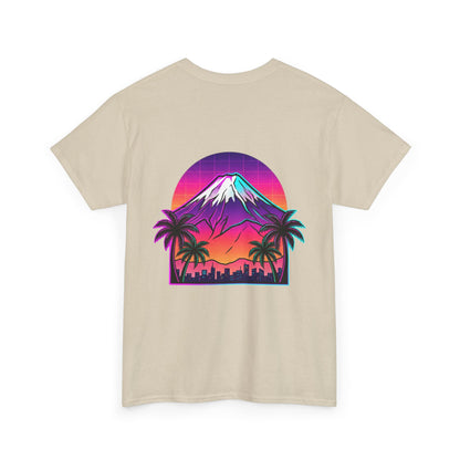 Retro Vaporwave Mt. Fuji T-Shirt — Vintage Japanese Mountain Tee