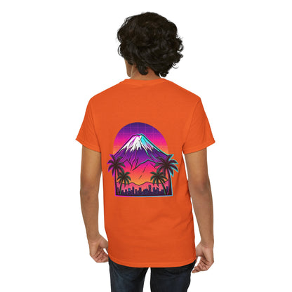 Retro Vaporwave Mt. Fuji T-Shirt — Vintage Japanese Mountain Tee