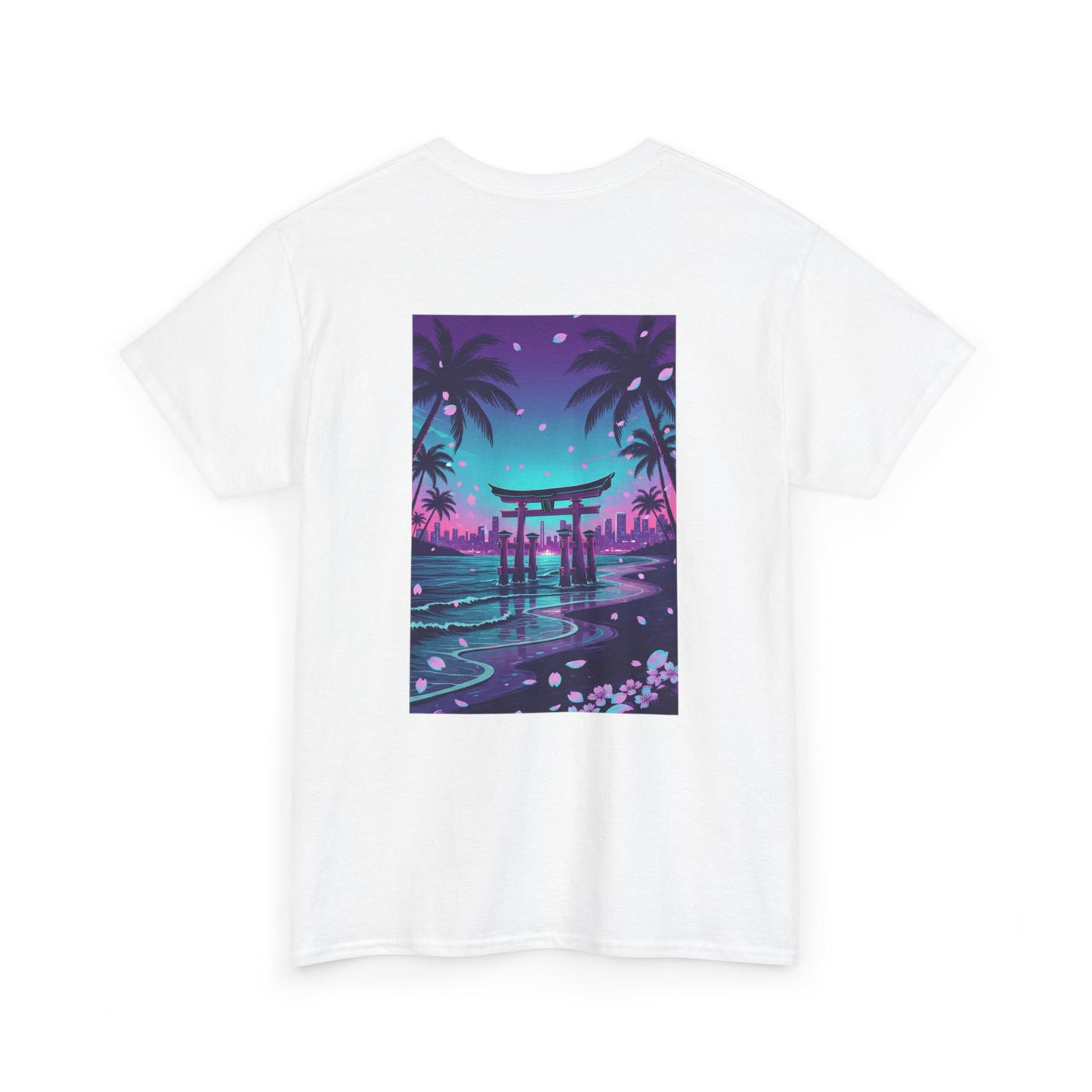 Tropical Beach Torii Gate T-Shirt