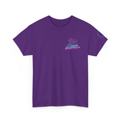 Neuroglitch Graphic Tee — Retro Futuristic Cyberpunk T-Shirt