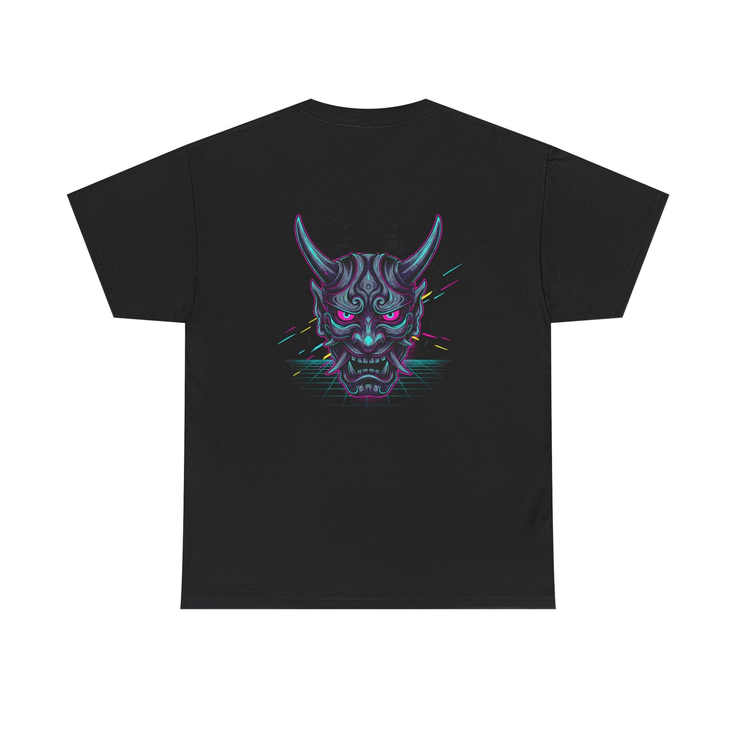 Japanese Oni Graphic T-Shirt — Demon Mask Mythic Tee